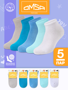 Носки детские Omsa Calzino 21С02, белый, голубой, 30-32
