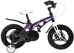 Велосипед детский Cosmic 14 Делюкс Плюс 2022 фиолетовый Maxiscoo