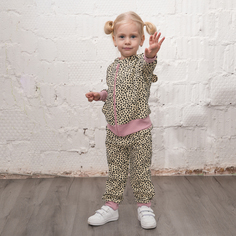 Комплект одежды КотМарКот LEOPARDIC, белый, 80