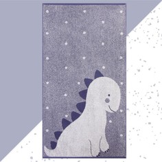 Полотенце детское Этель махровое Динозаврик, хлопок, 70х130 см