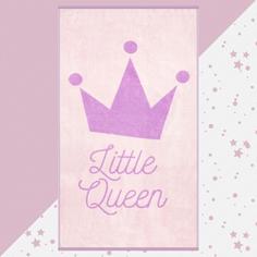 Полотенце детское Этель махровое Little queen, хлопок, 70х130 см