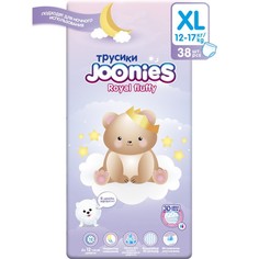 Подгузники-трусики JOONIES Royal Fluffy, размер XL (12-17 кг), 38 шт.