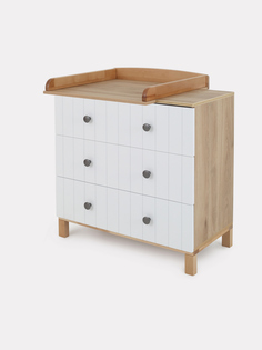 Комод RANT BAMBOO 84 см, 3 ящика, Cloud White РАНТ