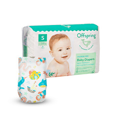 Подгузники Offspring OFIN0081-1240 3-6 кг 48 шт