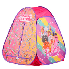 Палатка детская игровая Барби 81х90х81см, в сумке Играем вместе