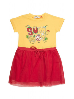 Платье детское Elaria ESg-18-1, желтый, 104