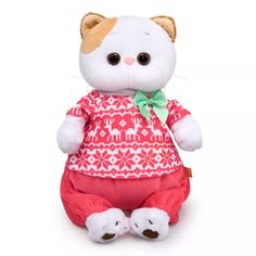 Мягкая игрушка Budi Basa Кошечка Ли-Ли в зимней пижаме 24 см арт. 329158