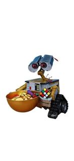 Фигурка робот Wall-e (Валли), таракан Хэл, кубик рубик и миска 26 см. I Qchina