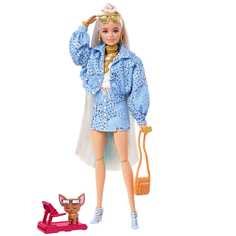 Кукла Barbie Экстра в джинсовой куртке HHN08