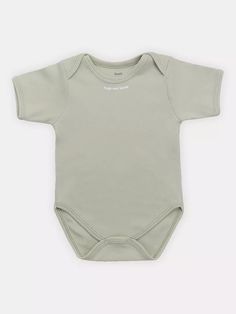 Боди детское с коротким рукавом RANT HUGS AND KISSES Light Green р.74 РАНТ