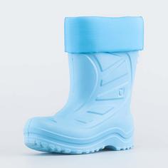 Сапоги резиновые детские Котофей 565126-14 голубой р.32