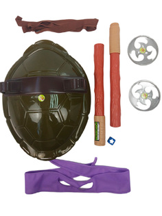 Игровой набор StarFriend Черепашки-ниндзя Донателло TMNT (панцирь, оружие, повязка)