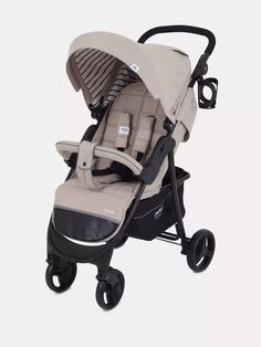 Коляска детская прогулочная MOWBaby CROSS RA080 Beige