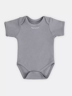 Боди детское с коротким рукавом Rant HUGS AND KISSES Arctic Grey р 62 РАНТ