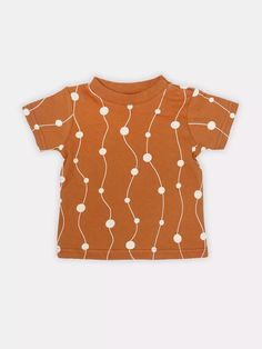 Футболка Rant HUGS AND KISSES Pattern Brown р.80 РАНТ