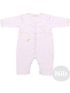 Комбинезон детский LINAS BABY NK 4043-1, розовый, 1 месяц