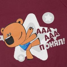 Толстовка Lucky Child Ми-ми-мишки 70-16пф футер бордовая р 28 рост 98-104