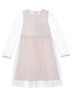 Платье трикотажное для девочек PlayToday, светло-розовый, 116