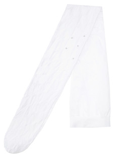 Колготки трикотажные эластичные для девочек PlayToday, белый, 122-134