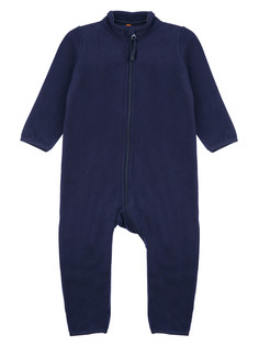 Комбинезон детский трикотажный для мальчиков PlayToday, тёмно-синий, 92