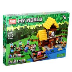 Конструктор Мой мир «Фермерский домик», 561 деталь Jisi Bricks