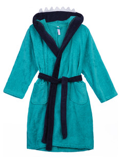 Халат PlayToday Kids 12312110, темно-синий, 116-122