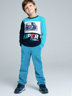 Брюки PlayToday Kids 32312086, голубой, 98