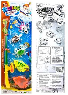 Игровой набор Li Jia De Toys для ванной рыбалка Fishing