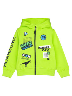 Толстовка трикотажная для мальчиков PlayToday, светло-зеленый, 104