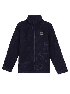 Куртка трикотажная для мальчиков PlayToday, тёмно-синий, 98