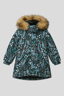 Куртка утепленная Reima 521642 для девочек, цвет Черный р.104