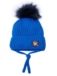 Шапка трикотажная для мальчиков PlayToday, синий, 50