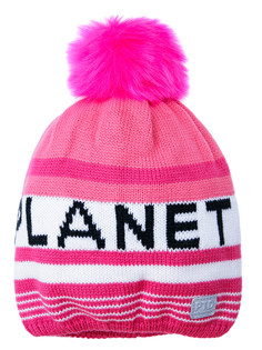 Шапка трикотажная для девочек PlayToday, цветной, 56