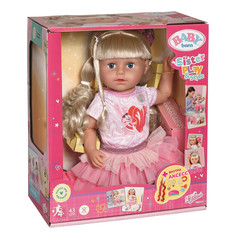 Интерактивная кукла Zapf Creation Cестричка 43 см, аксессуары 2 0 BABY born