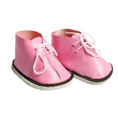 Ботинки для куклы КНР "Завязки", длина подошвы 7,5 см, 1 пара, нежно-розовый (3495207)