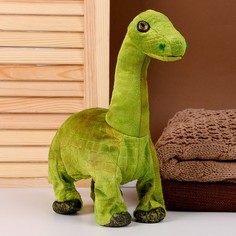 Мягкая музыкальная игрушка «Динозаврик», 31 см, цвет зелёный No Brand