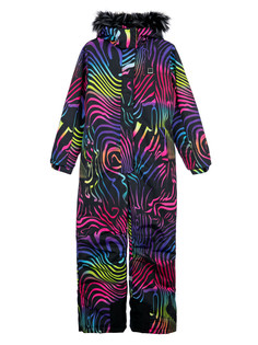 Комбинезон текстильный с полиуретановым покрытием для девочек PlayToday, цветной, 170