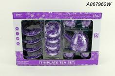 Детский чайный сервиз YTY Toys, Цветы, 15 предметов 555-CH012 No Brand