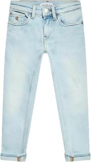 Джинсы детские Calvin Klein Slim Very Light Blue, Синий, 158