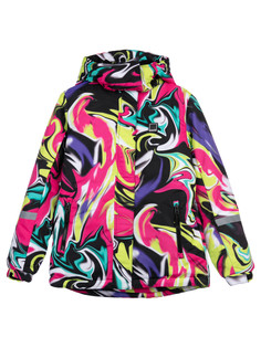 Куртка текстильная с полиуретановым покрытием для девочек PlayToday, цветной, 158