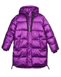 Куртка текстильная с полиуретановым покрытием для девочек PlayToday, фиолетовый, 146