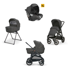 Коляска 3 в 1 i-Size Inglesina Aptica XT New с подставкой под люльку Standup, Magnet Grey