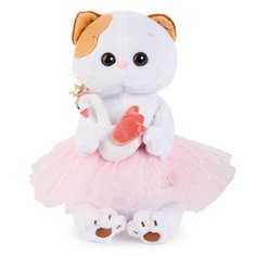 Мягкая игрушка BUDI BASA LK24-006 Кошка Ли-Ли балерина с лебедем 24 см No Brand