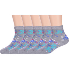Носки детские LorenzLine 5-Л92, серые, 12-14