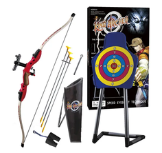 Игровой набор Лук со стрелами King Archer, лук, стрелы с присосками, колчан, мишень Playsmart