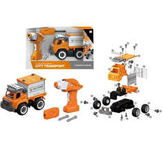 Конструктор DIY Spatial Creativity LM8064-YZ-1 Грузовой автомобиль Контейнеровоз 3+ No Brand