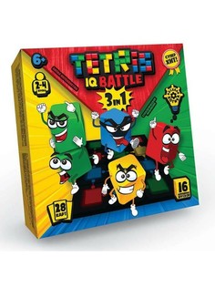 Настольная игра Danko Toys Веселая логика серии Tetris Iq battle 3 в 1, 28 карт
