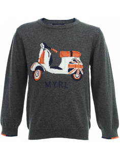 Свитшот детский MAYORAL 4.305/33, темно-серый, 122