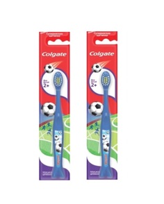 Зубная щетка Colgate для детей Супермягкая, 2+, 2 шт