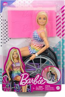 Кукла Barbie, блондинка, в инвалидном кресле